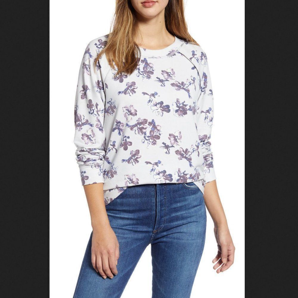Caslon Floral Long Sleeve Tee Sz 3X